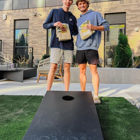 It was a “toss up” for the win 😎
Our residents brought their A-game for the first EVER Cornhole tournament. A huge thank you to everyone who came out to compete 🏆

#purdue #purduehousing #westlafayette #everwestlafayette #studenthousing